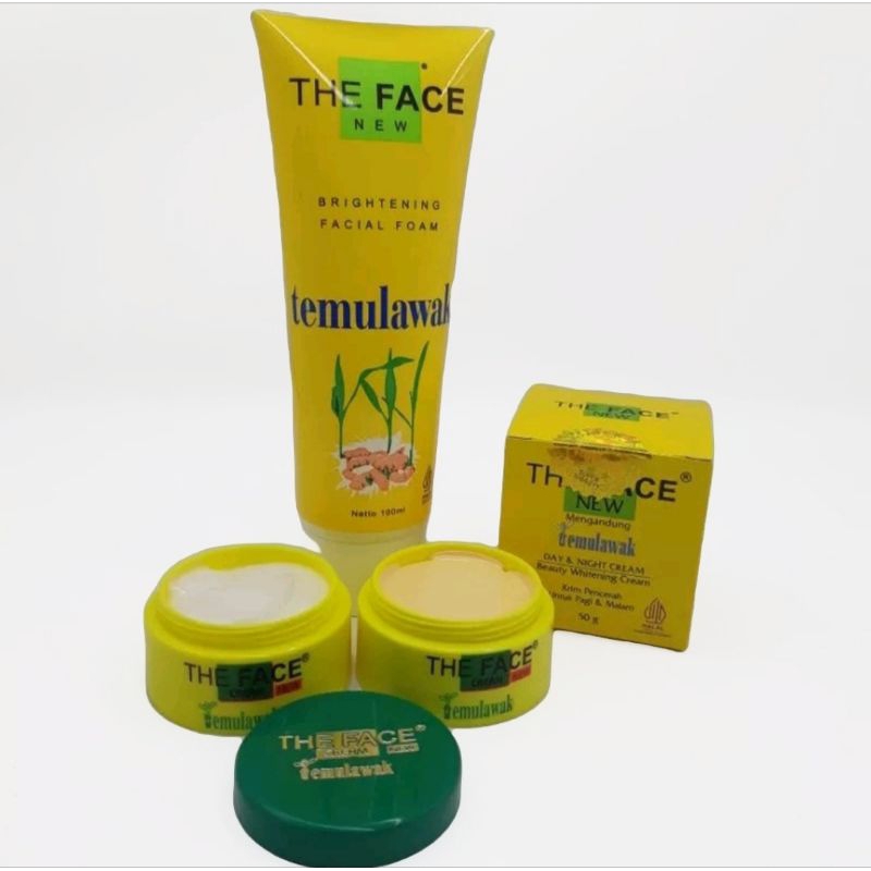 

* Cream Temulawak The Face Day Night Facial Foam Bpom Terlaris