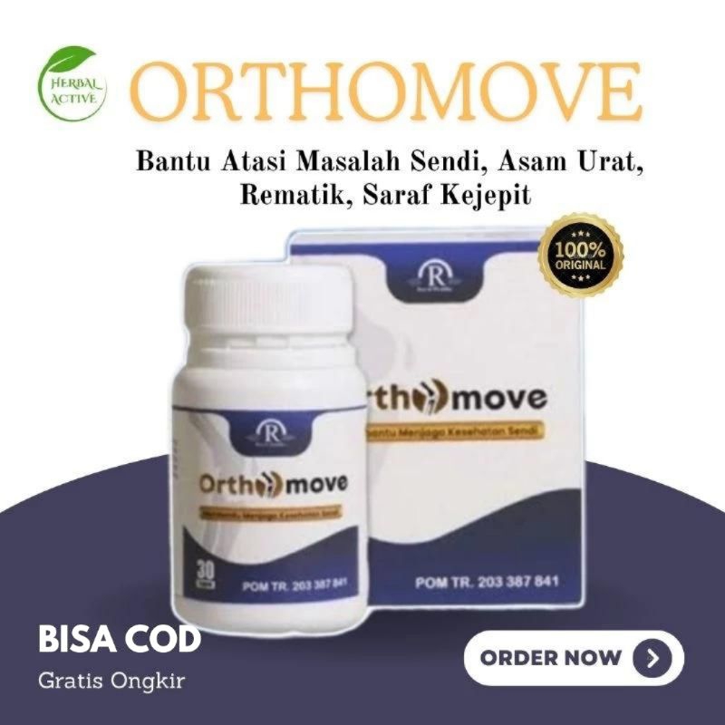

* Orthomove Obat Herbal Nyeri Pinggang Saraf Kejepit Isi 30 Kapsul Terlaris