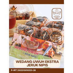 

* Wedang Uwuh Rempah Komplit Extra Jeruk Nipis Lemon Isi 10pcs Terlaris