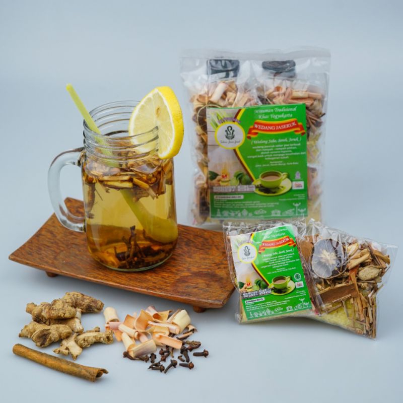 

* Sekar Jawi Wedang Jaseruk Jahe Sereh Jeruk Pack Isi 5 Terlaris