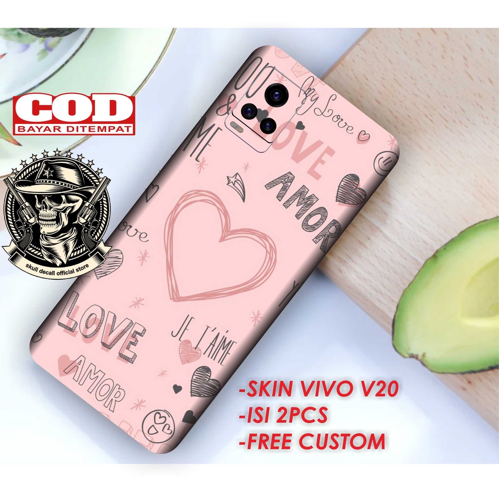 *PromoGet2* Vivo V20 Stiker Garskin HP/Case Custom Dan COD