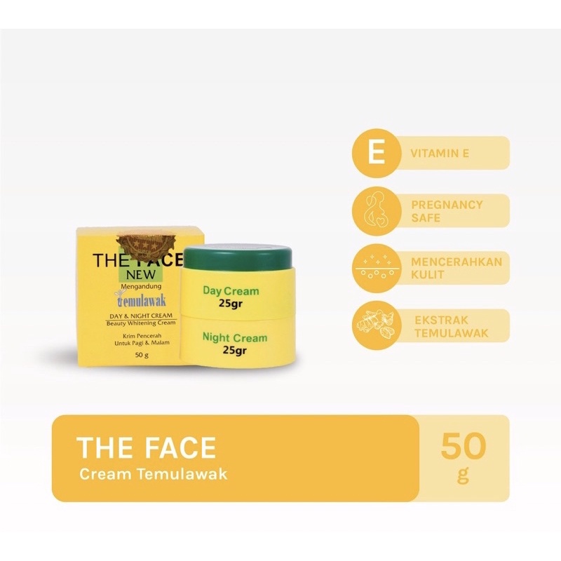 

* The Face Temulawak Day Night Cream 50gr Terlaris