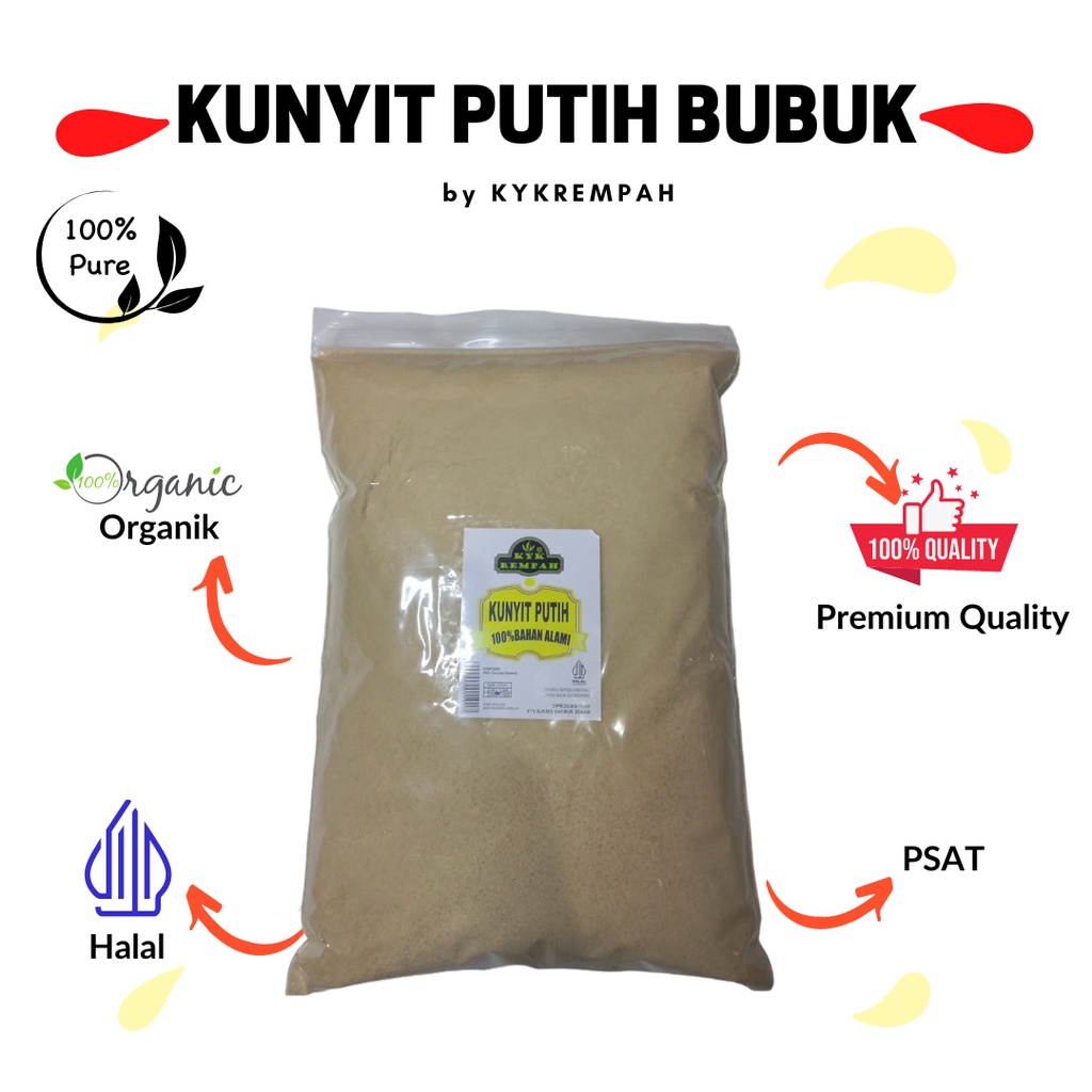 

* Kunyittemu Putih Bubuk Murni 1 Kg Terlaris