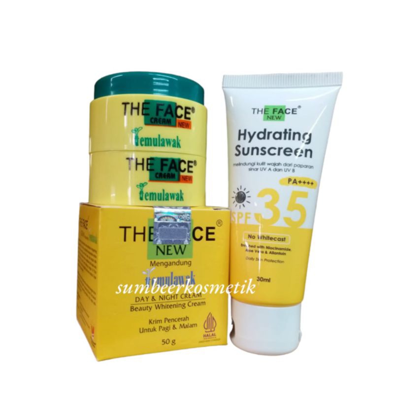 

* Paket 2pcs The Face Temulawak Cream Sunscreen Terlaris