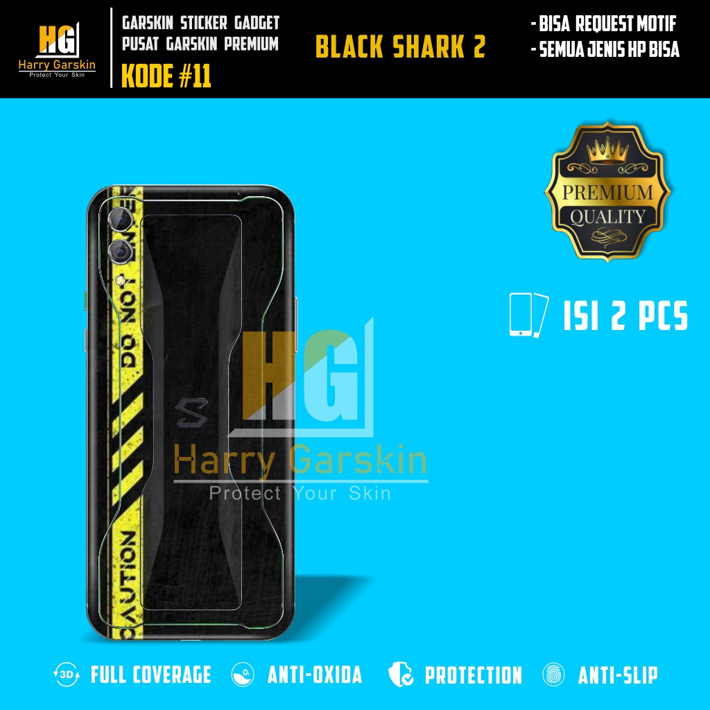PromoGet2 - Black Shark 2 Stiker Casing/Garskin Bahan Maxdecal Custom