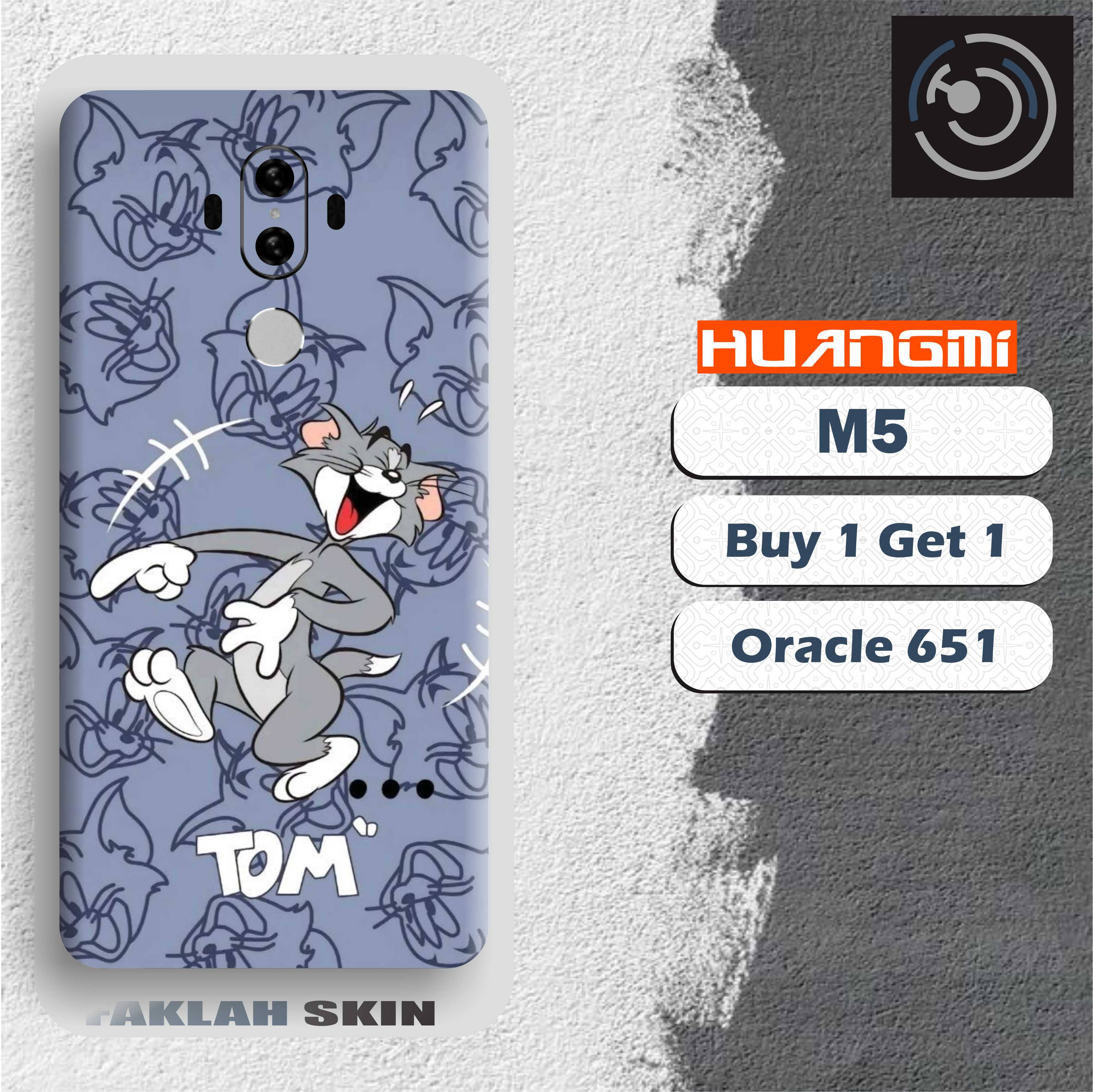 (GET2) Garskin Skin Case HUANG MI M5 Motif Tom & Jerry Skin Protector