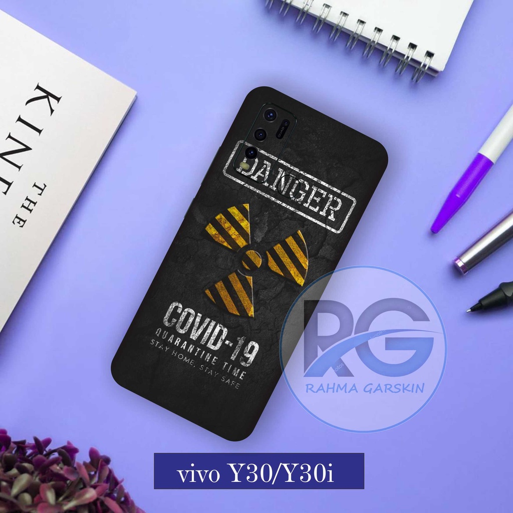 *PromoGet2* Vivo Y30 Stiker Garskin HP/Case Custom Dan COD