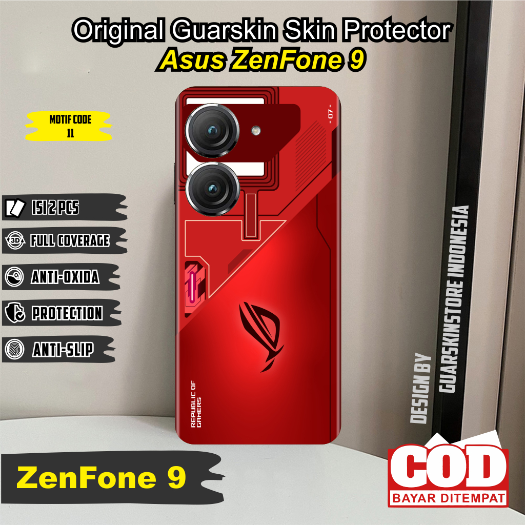 PromoGet2 Asus Zenfone 9 Garskin Casing Bisa Custom Bahan Premium