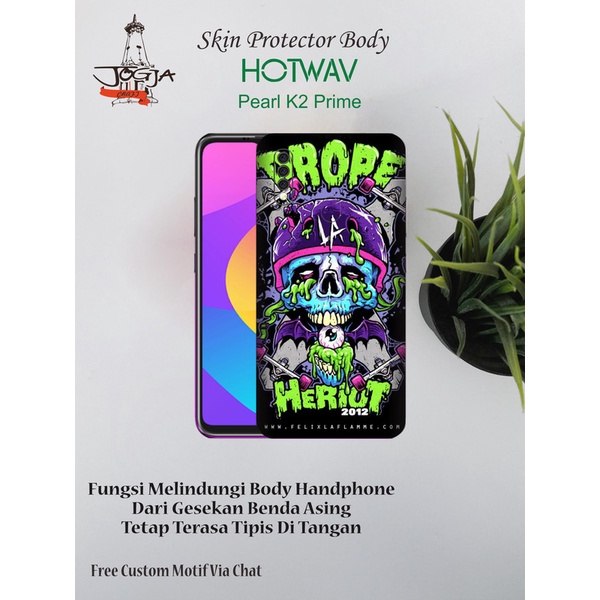 - Hotwav Pearl K2 Prime Garskin Custom Bahan Premium Terlaris COD