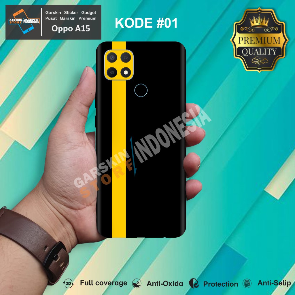 *PromoGet2* Oppo A15 Stiker Garskin HP/Case Custom Dan COD