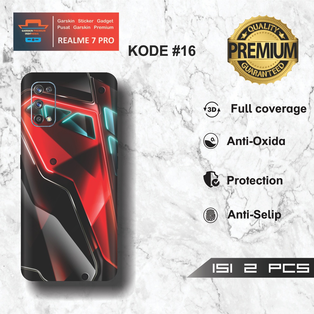 *PromoGet2* Realme 7 Pro Stiker Garskin HP/Case Custom Dan COD