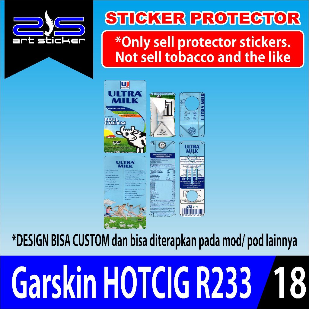 - Stiker Hc R 233 Luffy Garskin Custom Bahan Premium Terlaris COD