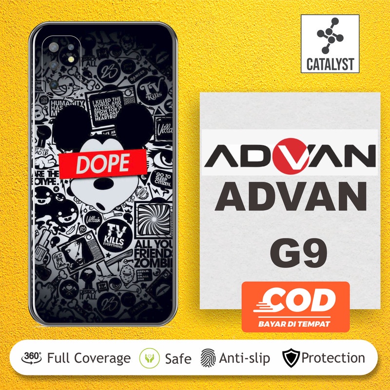 Get2Pcs Advan G9 Case Garskin Casing COD Bisa Custom