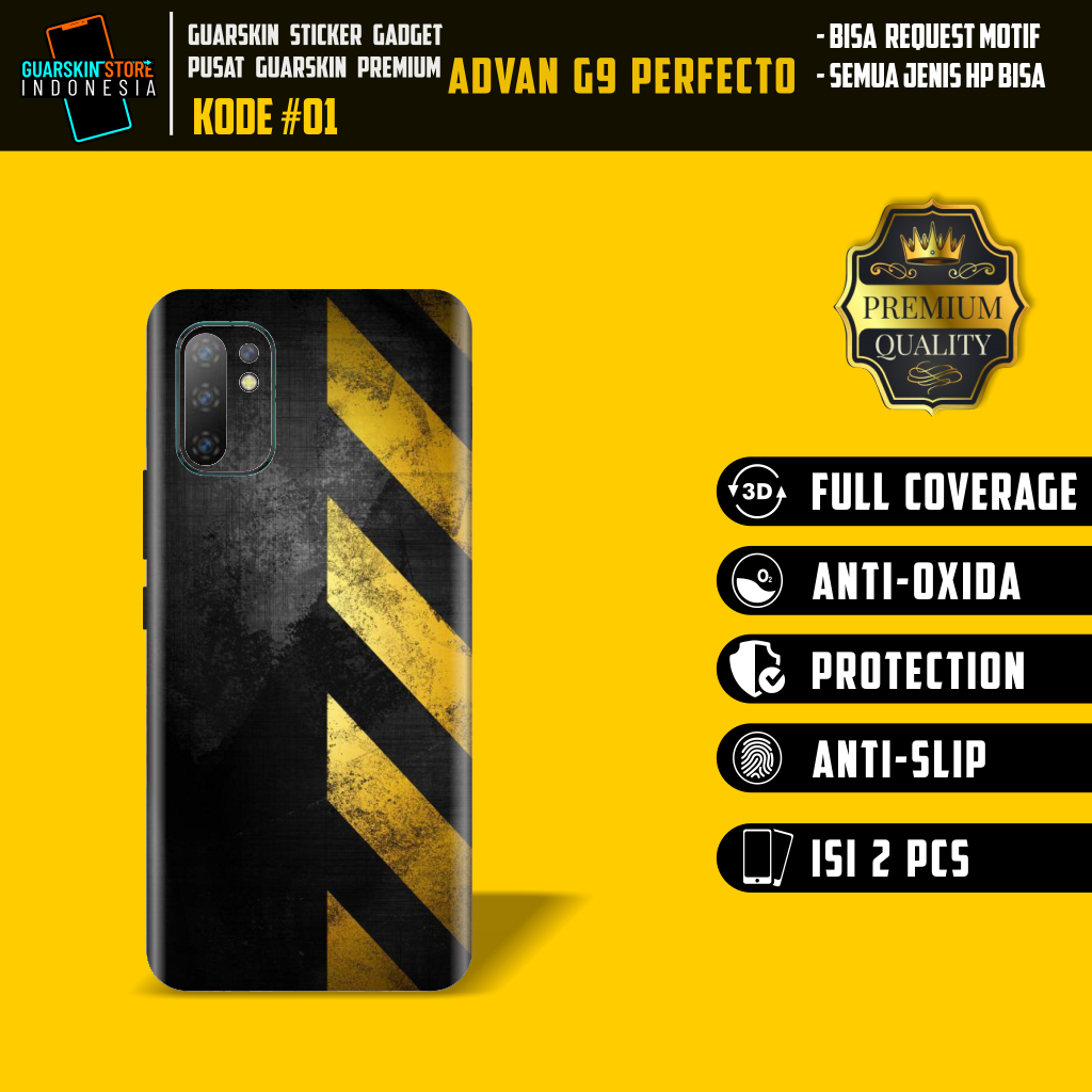 Get2Pcs Advan G9 Perfecto Motif 0105 Request Motif ISI Case Garskin Casing COD