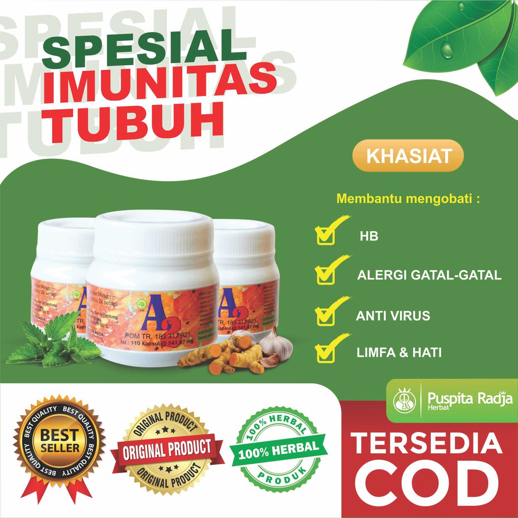 

* Bisa Cod A2 Spesial Menjaga Imun Hasan Sabilah Puspita Radja Herbal Terlaris