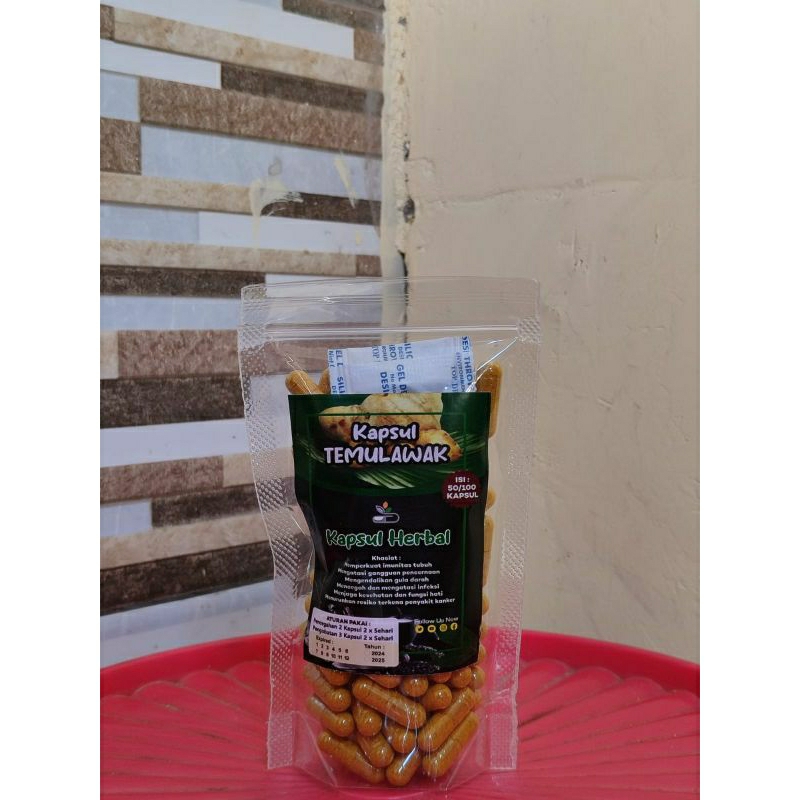

* Kapsul Temulawak Isi 100 Pcs Terlaris