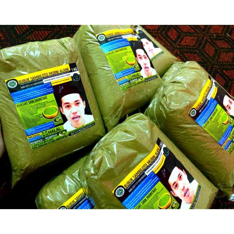 

* Bubuk Sambiloto Murni 1kg 100 Asli Herbal Alami Obati Penyakit Medisnon Medis Terlaris