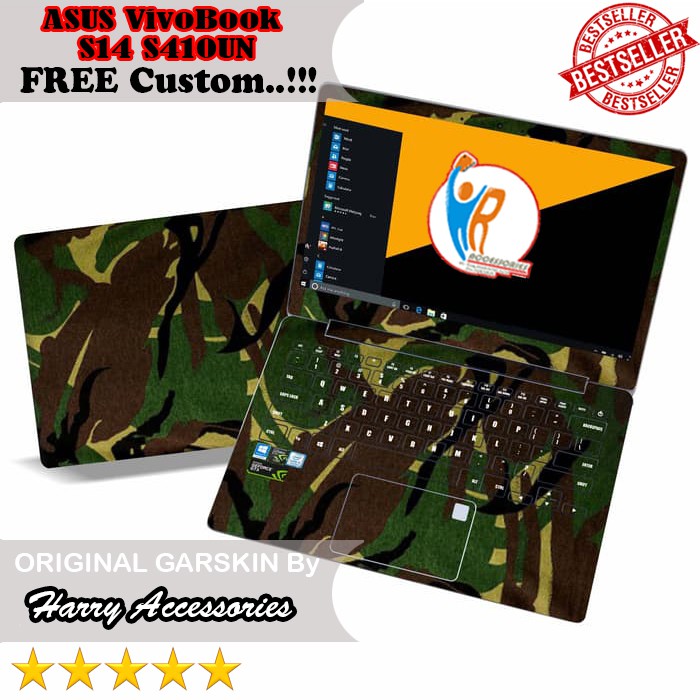 PromoGet2 Laptop Asus Vivobook S14 S410un 1115 Garskin Casing Bisa Custom Bahan Premium