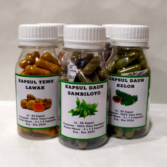 

* Herbal Kapsul Sambiloto Asli Alami Berkhasiat Terlaris
