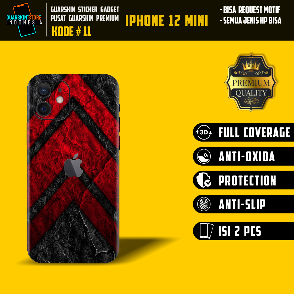 *PromoGet2* Apple Iphone 12 Mini Stiker Garskin HP/Case Custom Dan COD
