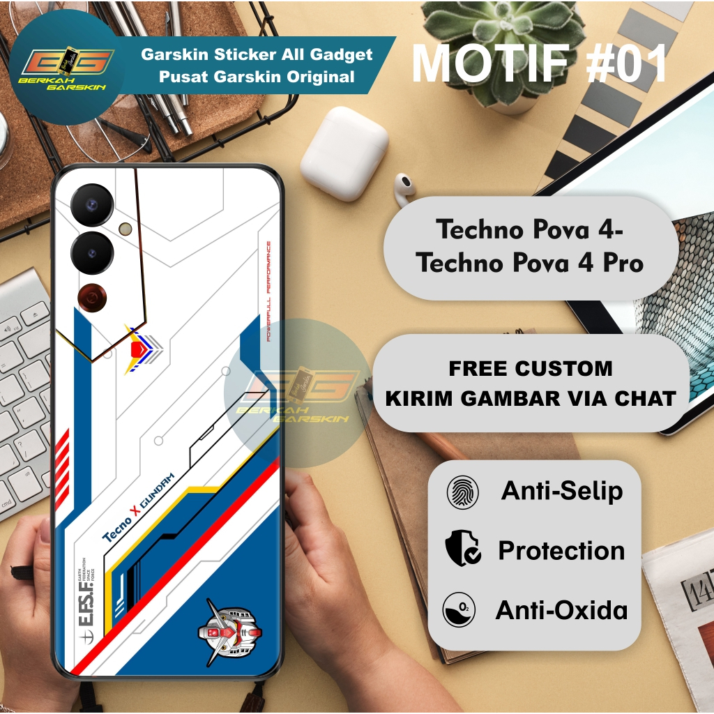 *PromoGet2* Stiker Techno Pova 4 Pro Garskin HP/Case Custom Dan COD
