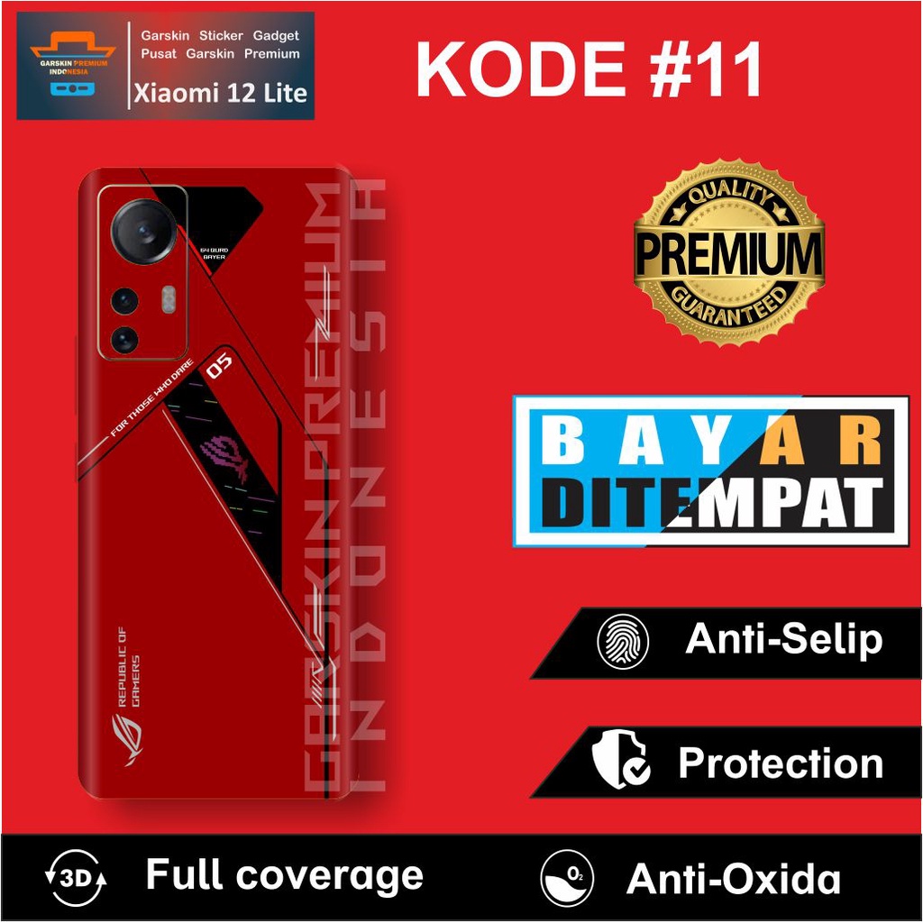 *BahanPremium* Xiaomi 12 Lite Casingskin Garskin/Case Bisa Custom Dan COD
