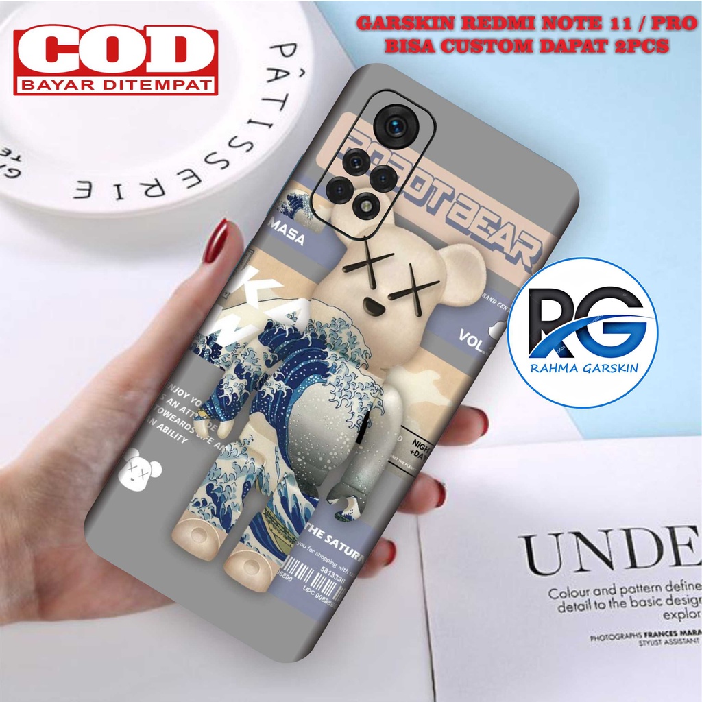 Get2pcs_ Garskin Redmi Note 11 Redmi Note 11 Pro cool Garskin stiker custom Dan Cod