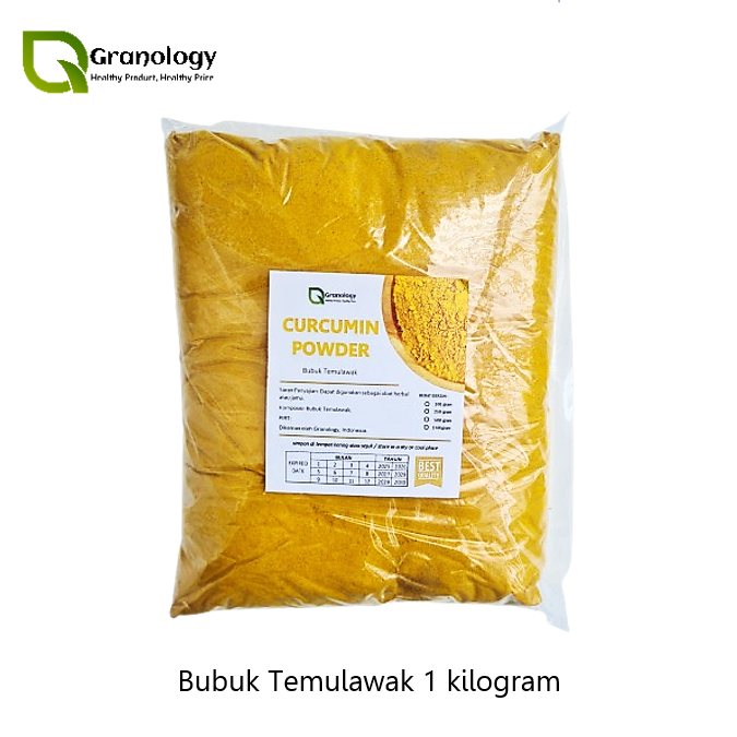 

* Temulawak Bubuk Curcumin Powder 1 Kilogram By Granology Terlaris