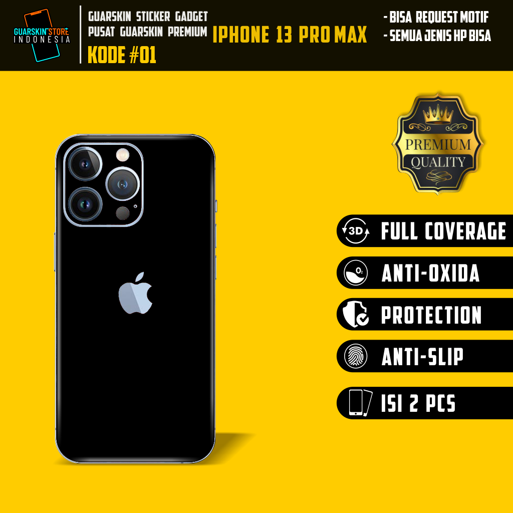 *PromoGet2* Apple Iphone 13 Pro Max Stiker Garskin HP/Case Custom Dan COD