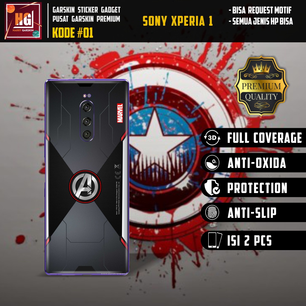 *PromoGet2* Sony Xperia 1 Stiker Garskin HP/Case Custom Dan COD