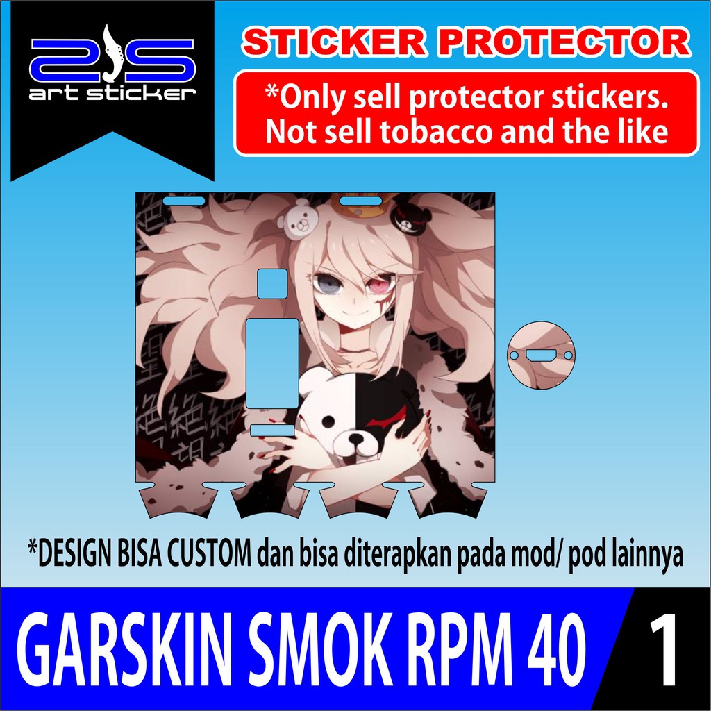- Smok Rpm 40 Garskin Custom Bahan Premium Terlaris COD