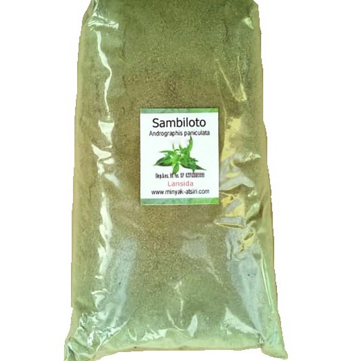 

* Bubuk Sambiloto 1 Kg Serbuk Simplisia Daun Sambiroto Andrographis Paniculata Powder Terlaris
