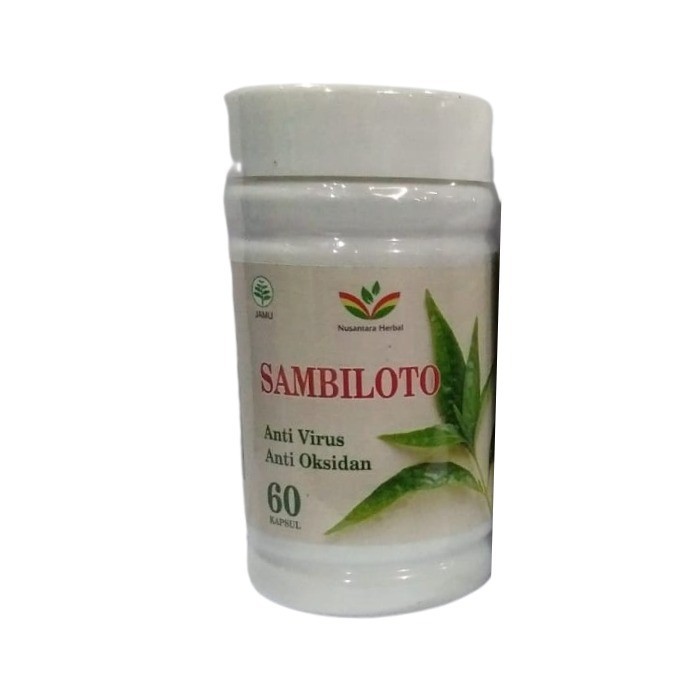 

* Kapsul Sambiloto Nusantara Herbal Isi 60 Terlaris