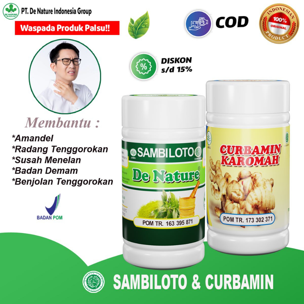 

* Sambiloto Curbamin Obat Amandel Ampuh Radang Tenggorokan Sakit Tenggorokan Menelan Sakit Radang Iritasi Asli Denature Terlaris
