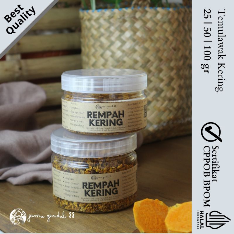 

* Temulawak Iris Kering Rempah Kering By Jamu Gendul 88 Kualitas Premium Terlaris