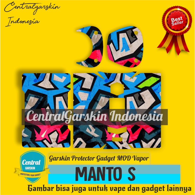 Get2Pcs Garskin Manto S  Central Garskin Case Garskin Casing COD Bisa Custom