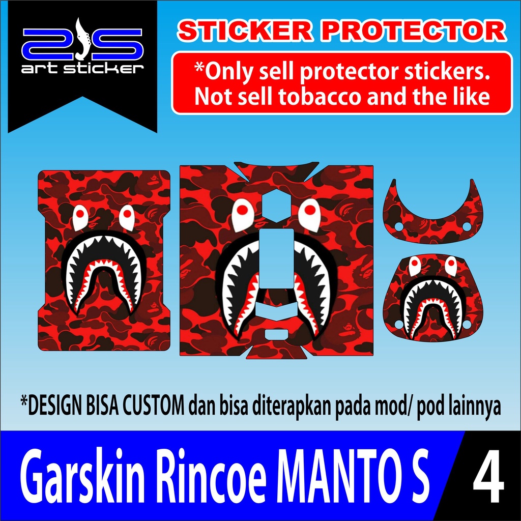 Garskin Manto S Garskin/Stiker Case Bisa Custom Motif