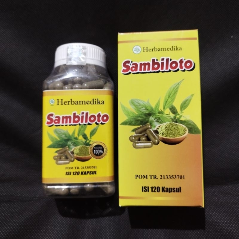 

* Kapsul Sambiloto Bpom Herbamedika Isi 120 Kapsul Terlaris
