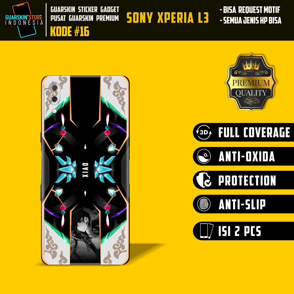 *PromoGet2* Sony Xperia L3 Stiker Garskin HP/Case Custom Dan COD