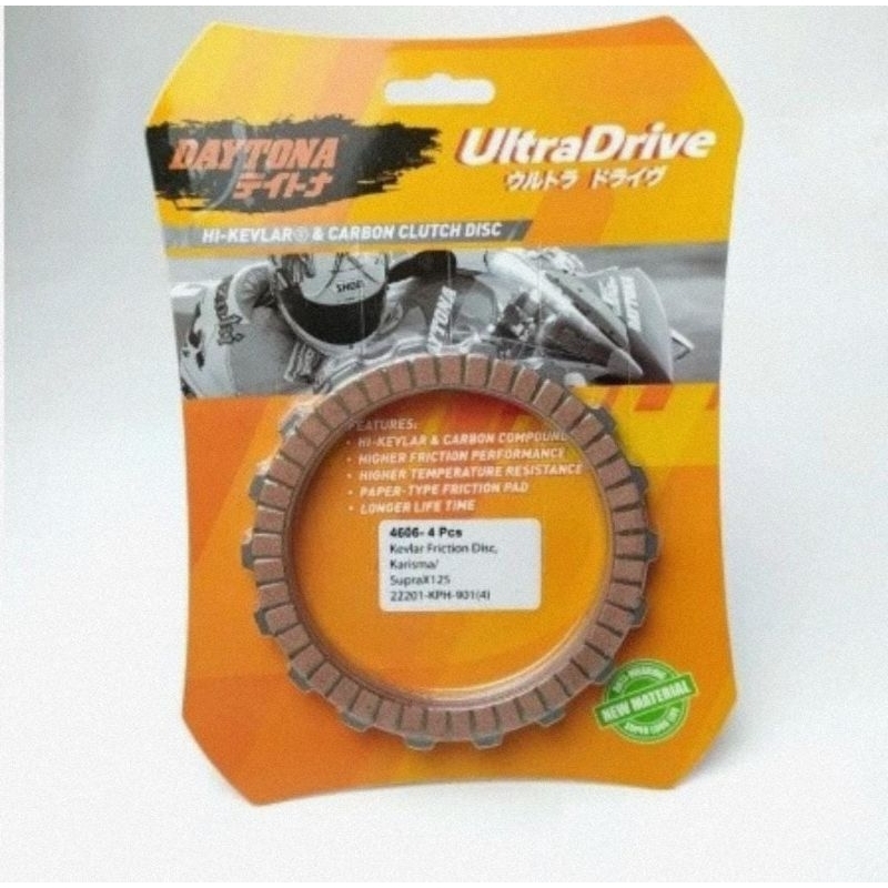 Kampas Kopling Daytona Kevlasr Karisma Supra X125