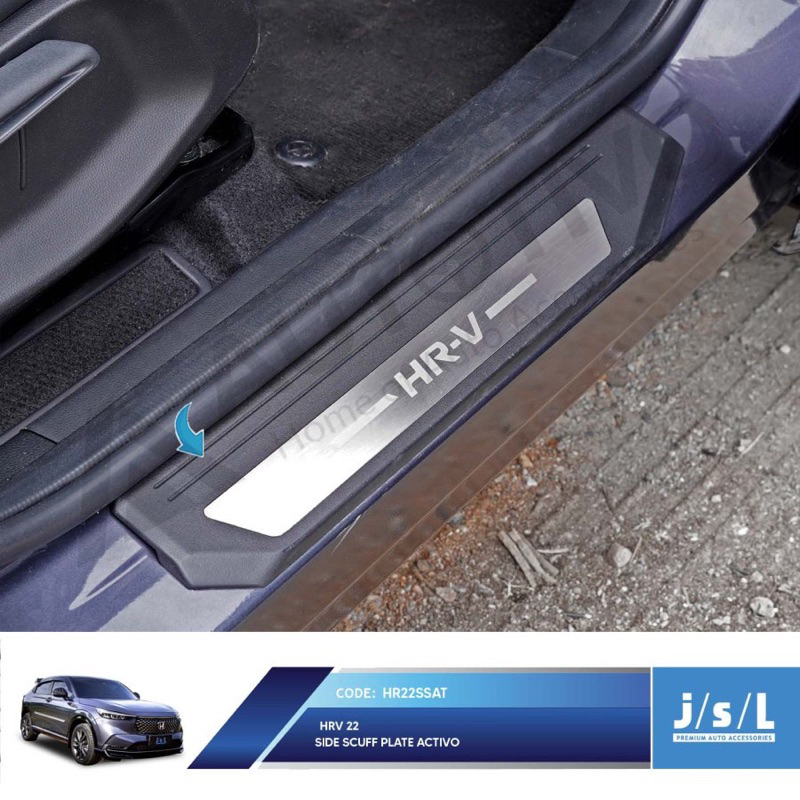 HRV 2022 2023 SILLPLATE SAMPING SIDE SCUFF INJAKAN PINTU MOBIL HONDA HRV ACTIVO JSL