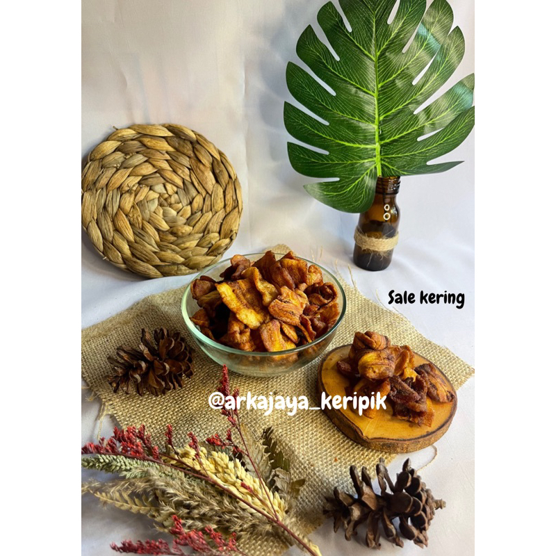 

Cemilan SALE PISANG KERING manis gurih & renyah
