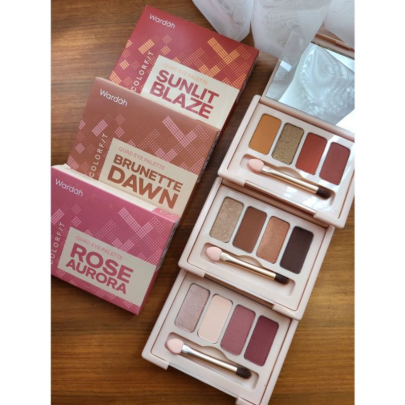 WARDAH COLORFIT QUAD EYE PALLETE - EYESHADOW