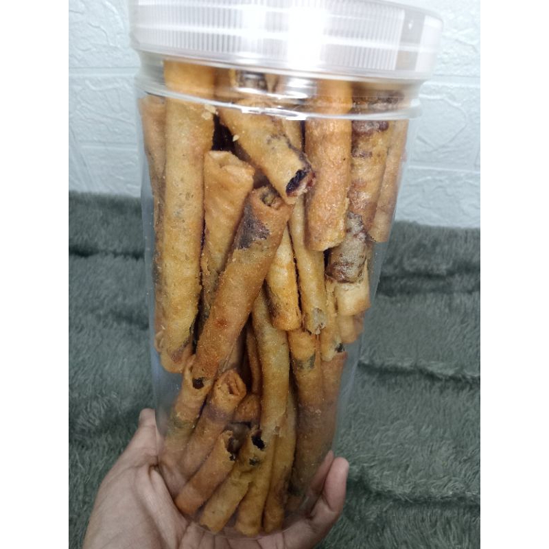 

Snack Toples Lebaran Sale Lumpia Pisang Toples 1300 ml