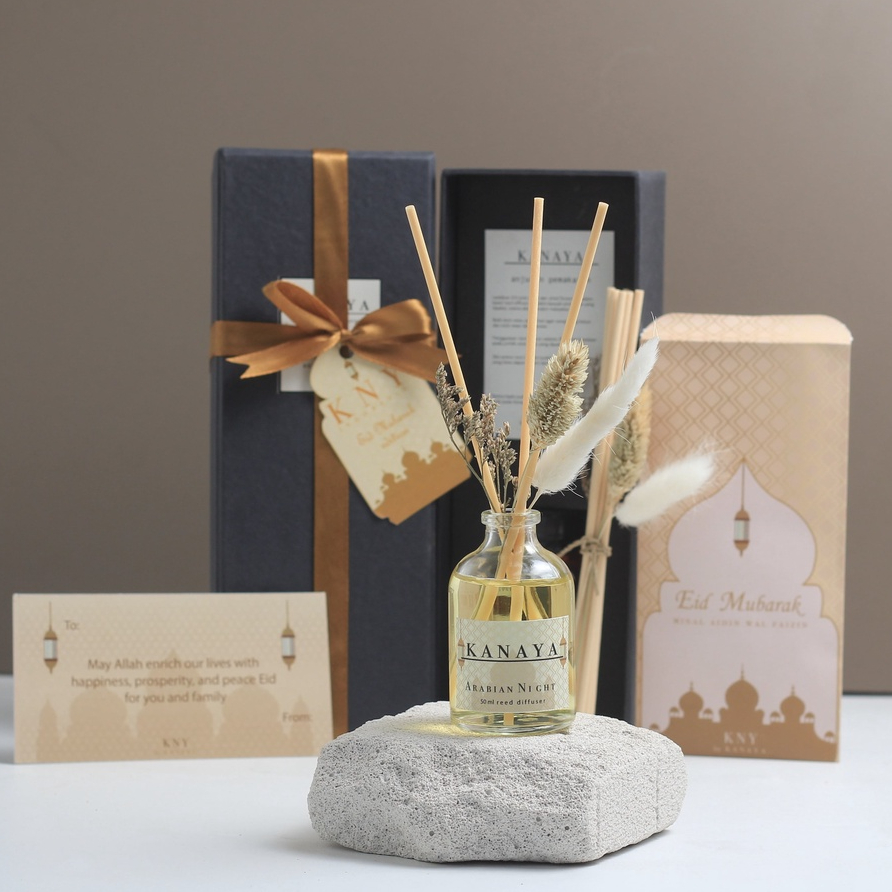 Eid Mubarak Edition Reed Diffuser Set 50ml (Hampers Lebaran)