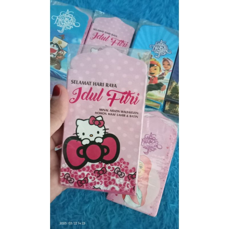 

AMPLOP LEBARAN MOTIF KARAKTER 1pcs isi 10bji
