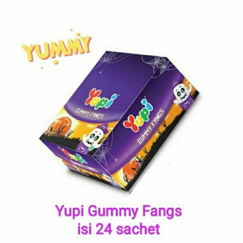 

yupi gummy fangs isi 24 pcs | fang