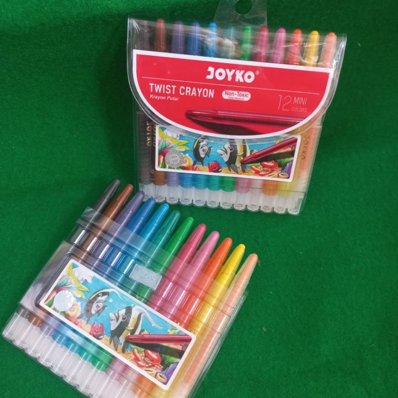 

Crayon Twist Putar Mini - JOYKO - 12 WARNA