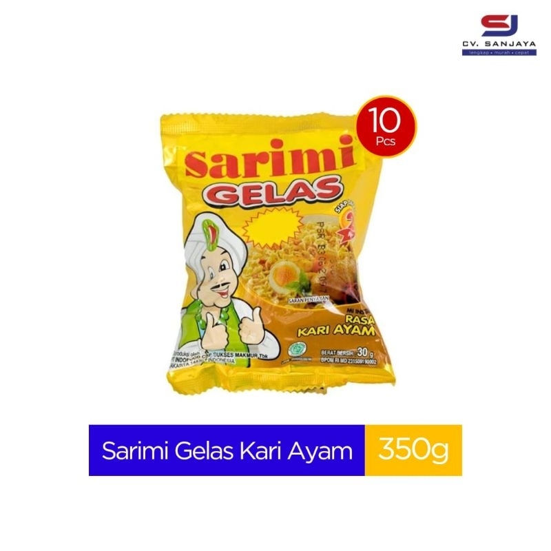 

SARIMI GELAS Kari Ayam isi 10 pcs