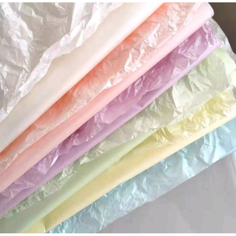 

Kertas Bunga Pearl Pear Paper / Wrapping Paper / Kertas Bunga Buket Waterproof Color
